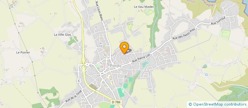 localisation de l'entreprise MONSIEUR CYRIL PHILIPPE  PORDIC