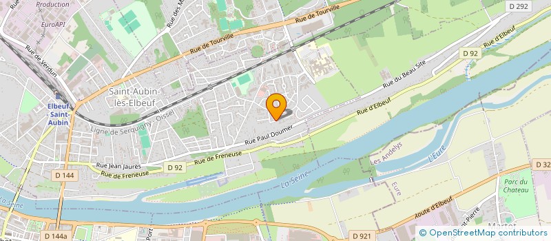 localisation de l'entreprise MONSIEUR CYRIL PHILIPPE  SAINT-AUBIN-LES-ELBEUF