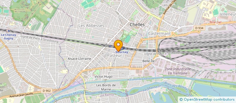 localisation de l'entreprise MONSIEUR CYRIL PICHARD  CHELLES