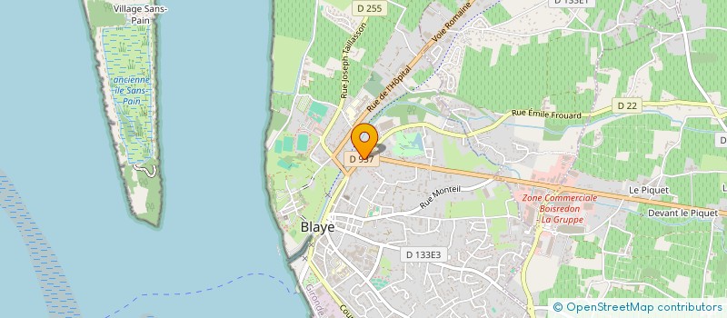 localisation de l'entreprise MONSIEUR CYRIL PICHON à BLAYE