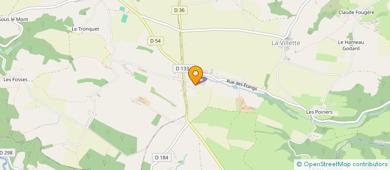 localisation de l'entreprise MONSIEUR CYRIL PIGNARD  LA VILLETTE