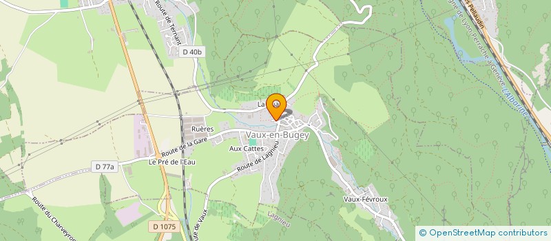 localisation de l'entreprise MONSIEUR CYRIL PIROMALLI  VAUX-EN-BUGEY