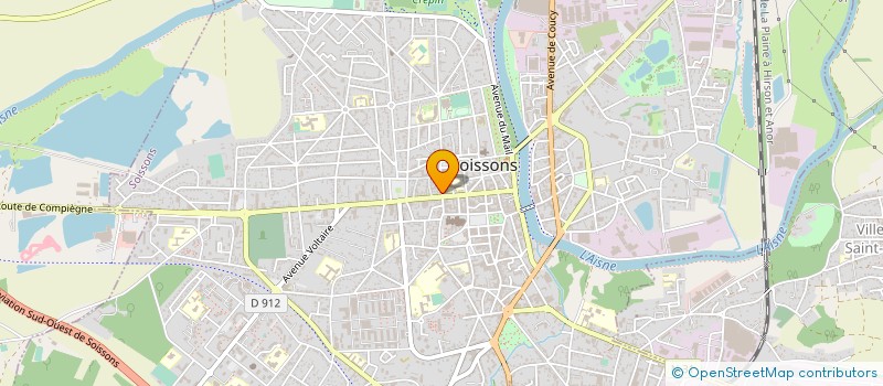 localisation de l'entreprise MONSIEUR CYRIL PLANGER à SOISSONS