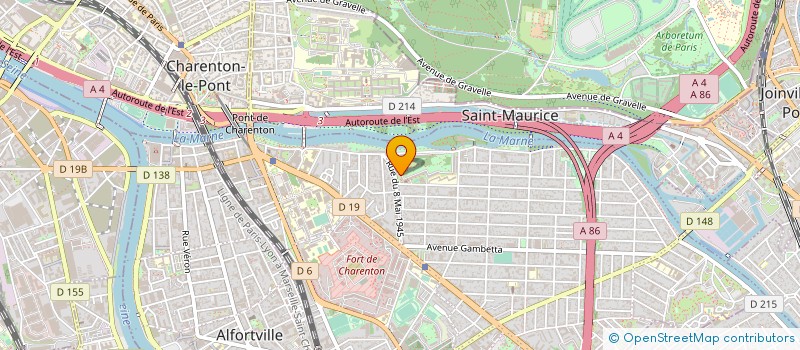 localisation de l'entreprise MONSIEUR CYRIL PLUCHART  MAISONS-ALFORT
