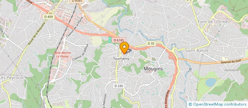 localisation de l'entreprise MONSIEUR CYRIL POMEL à MOUGINS