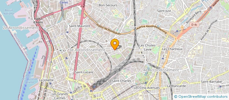 localisation de l'entreprise MONSIEUR CYRIL POUGET PERONA à MARSEILLE