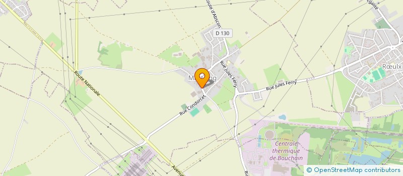 localisation de l'entreprise MONSIEUR CYRIL POULAIN  MASTAING