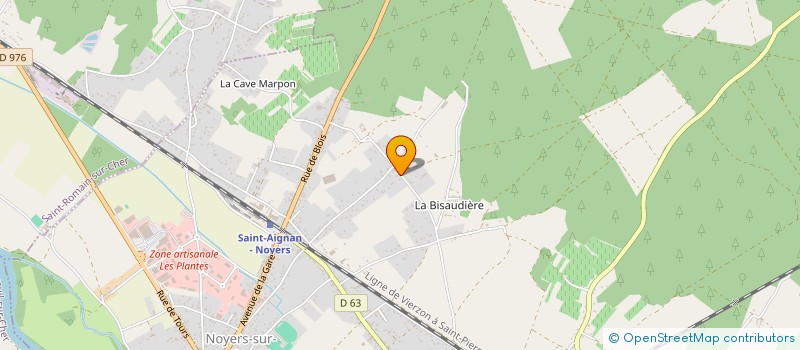 localisation de l'entreprise MONSIEUR CYRIL POUPEAU à NOYERS-SUR-CHER