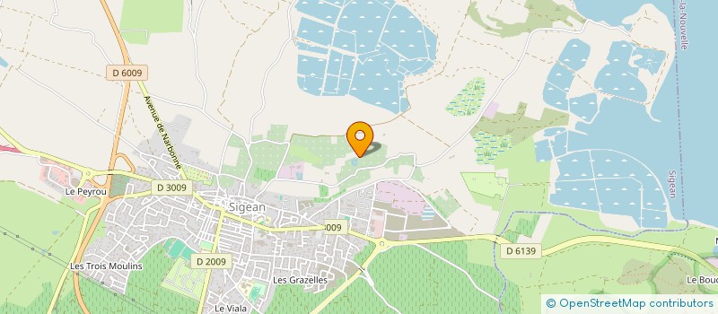 localisation de l'entreprise MONSIEUR CYRIL POURPOUR  SIGEAN