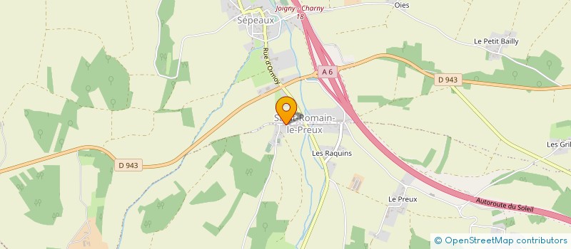 localisation de l'entreprise MONSIEUR CYRIL PRADIER  SEPEAUX-SAINT ROMAIN