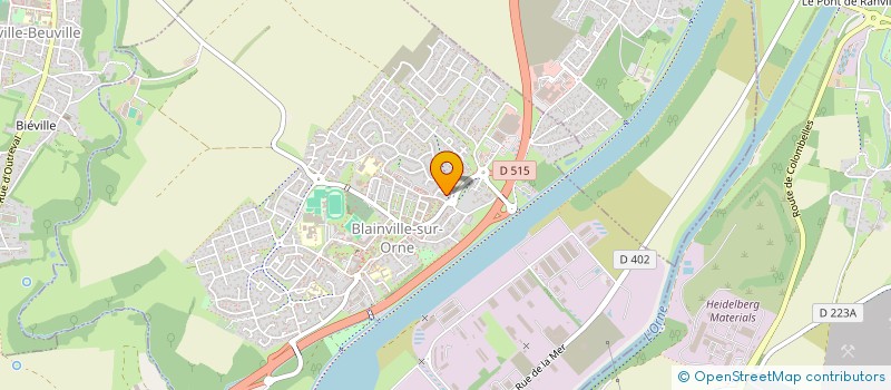 localisation de l'entreprise MONSIEUR CYRIL PRESSE  BLAINVILLE-SUR-ORNE