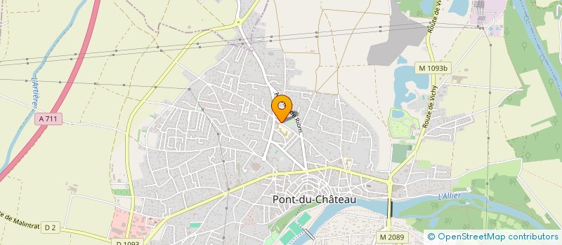 localisation de l'entreprise MONSIEUR CYRIL PRULHIERE  PONT-DU-CHATEAU