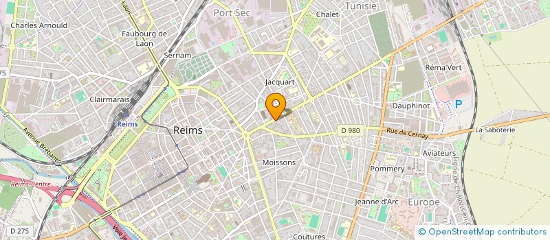 localisation de l'entreprise MONSIEUR CYRIL PUSSET  REIMS