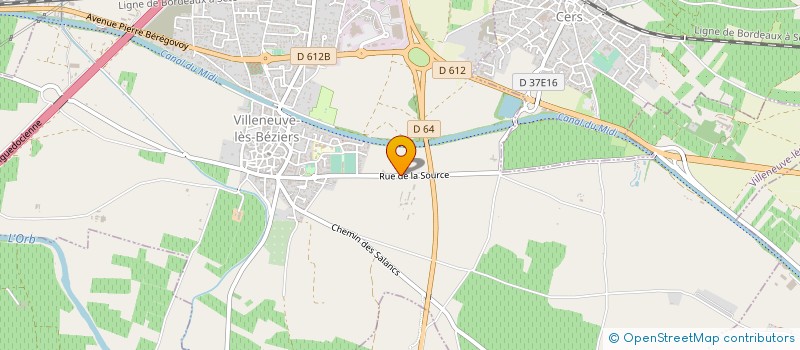 localisation de l'entreprise MONSIEUR CYRIL PY à VILLENEUVE-LES-BEZIERS