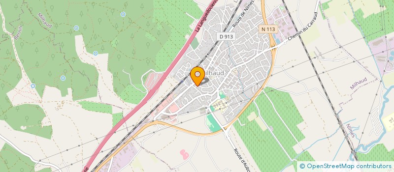 localisation de l'entreprise MONSIEUR CYRIL QUENTIN  MILHAUD