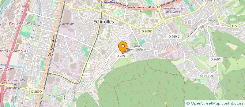 localisation de l'entreprise MONSIEUR CYRIL QUESSADA à ECHIROLLES
