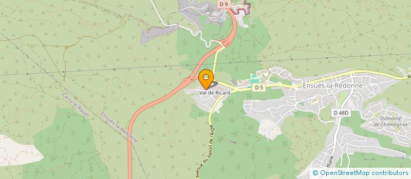 localisation de l'entreprise MONSIEUR CYRIL QUINTI  ENSUES-LA-REDONNE