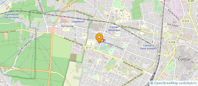 localisation de l'entreprise MONSIEUR CYRIL RAFFNER  COLMAR