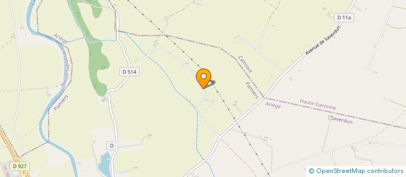 localisation de l'entreprise MONSIEUR CYRIL RAGNE  CALMONT