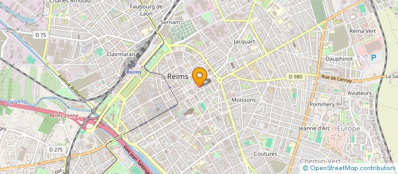 localisation de l'entreprise MONSIEUR CYRIL RAILLIET  REIMS