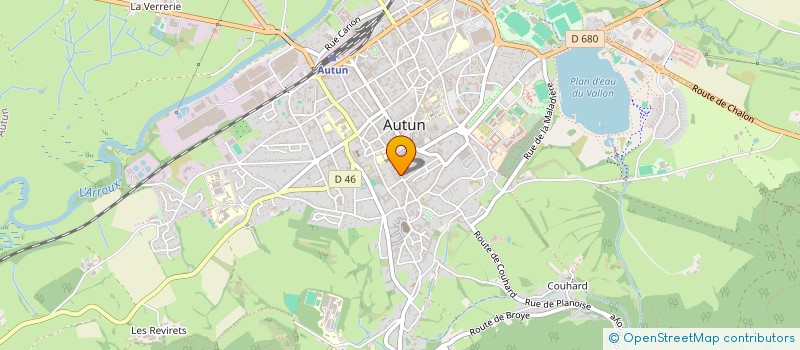 localisation de l'entreprise MONSIEUR CYRIL RAQUIN à AUTUN