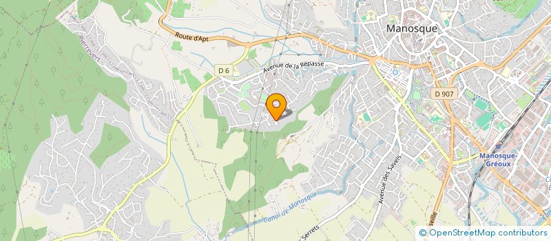 localisation de l'entreprise MONSIEUR CYRIL RASAMIMANANA à MANOSQUE