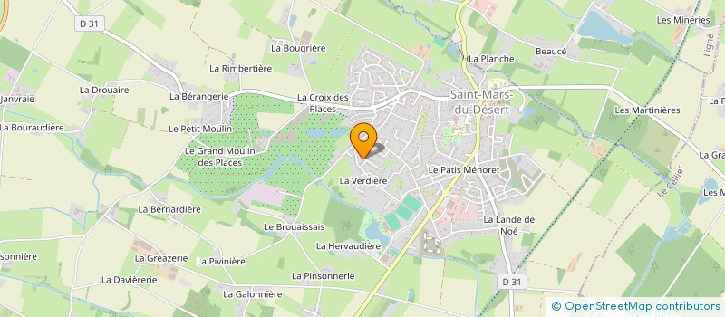 localisation de l'entreprise MONSIEUR CYRIL RAVARD  SAINT-MARS-DU-DESERT