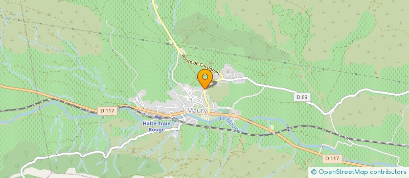 localisation de l'entreprise MONSIEUR CYRIL RAYNAUD  MAURY