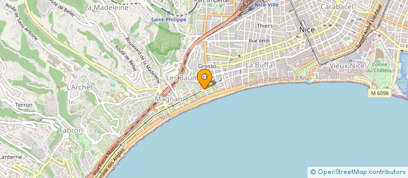 localisation de l'entreprise MONSIEUR CYRIL REUMONT  NICE