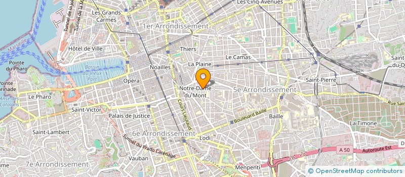 localisation de l'entreprise MONSIEUR CYRIL REVELLI à MARSEILLE