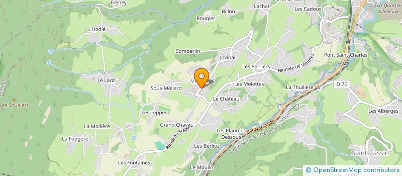 localisation de l'entreprise MONSIEUR CYRIL REVOLTA-BLAUDEAU  SAINT-JEAN-DE-COUZ