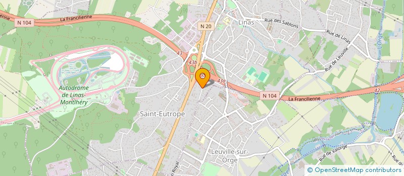 localisation de l'entreprise MONSIEUR CYRIL REY à LINAS