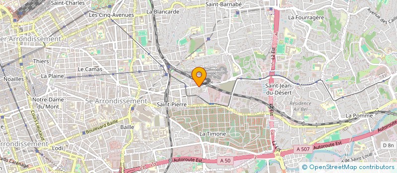 localisation de l'entreprise MONSIEUR CYRIL REYNIER  MARSEILLE