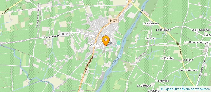 localisation de l'entreprise MONSIEUR CYRIL RICHARD  VIOLES