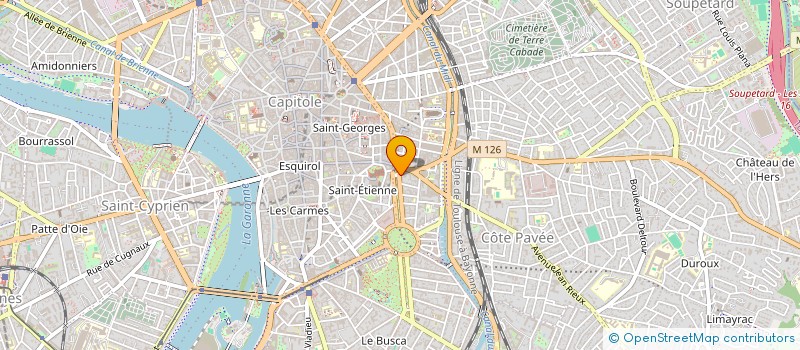 localisation de l'entreprise MONSIEUR CYRIL RIGOT-MULLER  TOULOUSE