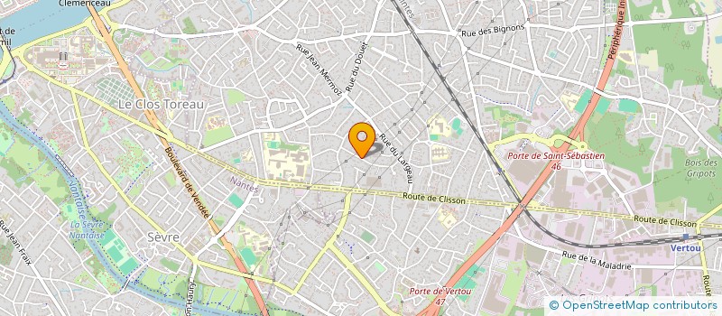 localisation de l'entreprise MONSIEUR CYRIL RIPOCHE  SAINT-SEBASTIEN-SUR-LOIRE