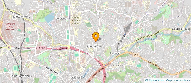 localisation de l'entreprise MONSIEUR CYRIL ROBERT  MARSEILLE