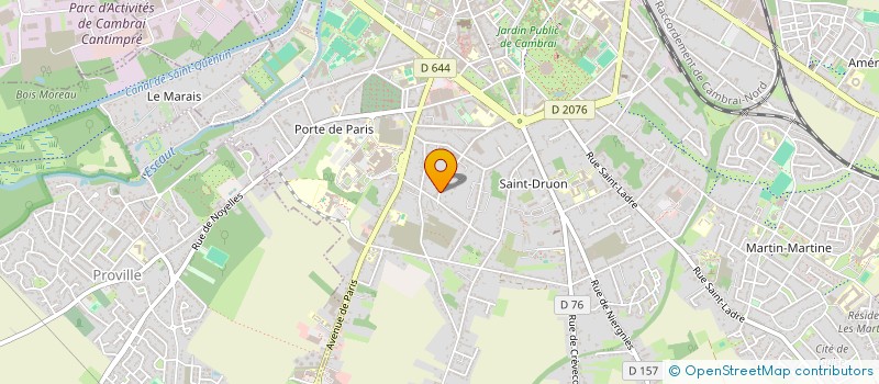 localisation de l'entreprise MONSIEUR CYRIL ROBERT à CAMBRAI