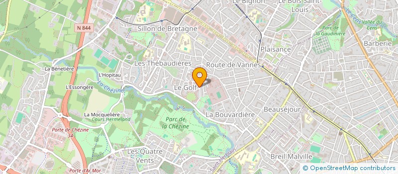 localisation de l'entreprise MONSIEUR CYRIL ROBIC à SAINT-HERBLAIN