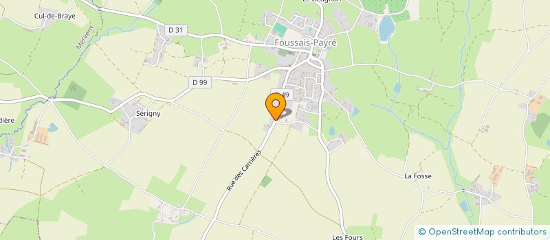 localisation de l'entreprise MONSIEUR CYRIL ROBINEAU  FOUSSAIS-PAYRE