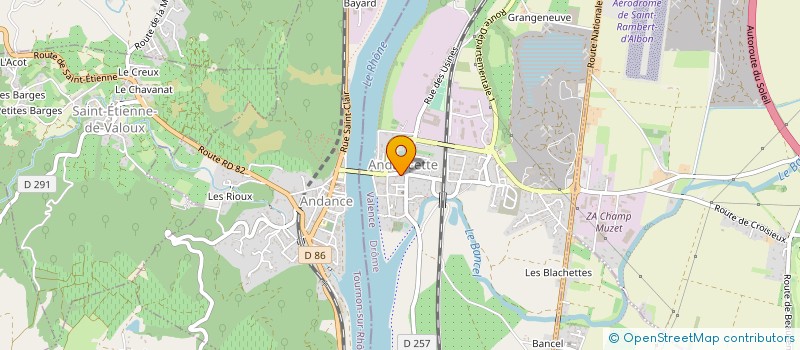 localisation de l'entreprise MONSIEUR CYRIL ROCHE à ANDANCETTE