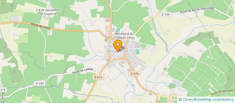 localisation de l'entreprise MONSIEUR CYRIL RODRIGUEZ à SAUVETERRE-DE-GUYENNE