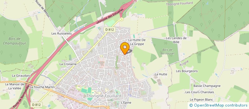 localisation de l'entreprise MONSIEUR CYRIL ROHR à THORIGNE-FOUILLARD