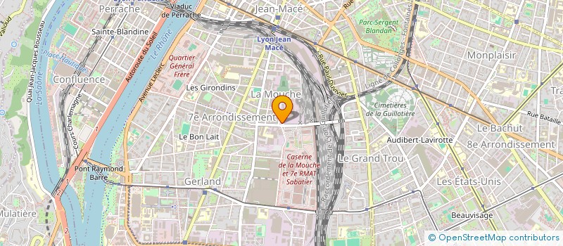 localisation de l'entreprise MONSIEUR CYRIL ROLLAND  LYON