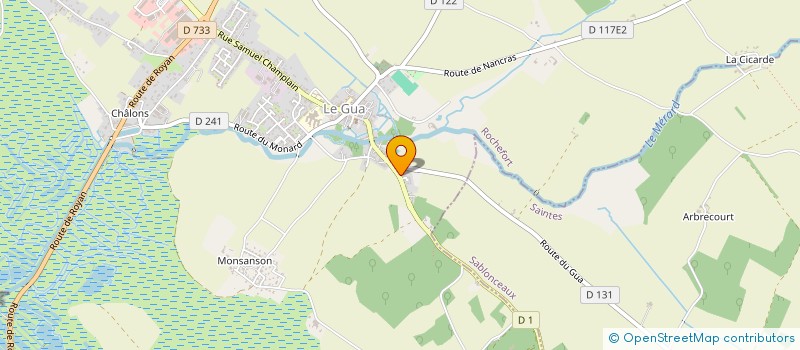 localisation de l'entreprise MONSIEUR CYRIL RONCADA  LE GUA