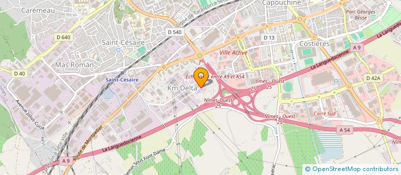 localisation de l'entreprise MONSIEUR CYRIL ROUAULT  NIMES