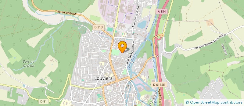 localisation de l'entreprise MONSIEUR CYRIL ROULLE  LOUVIERS