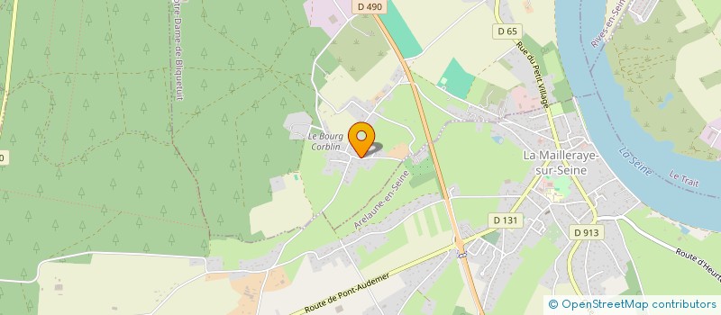 localisation de l'entreprise MONSIEUR CYRIL ROUSSEL  NOTRE-DAME-DE-BLIQUETUIT