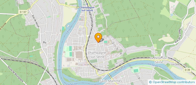 localisation de l'entreprise MONSIEUR CYRIL ROUSSELET  CHAMPAGNE-SUR-SEINE