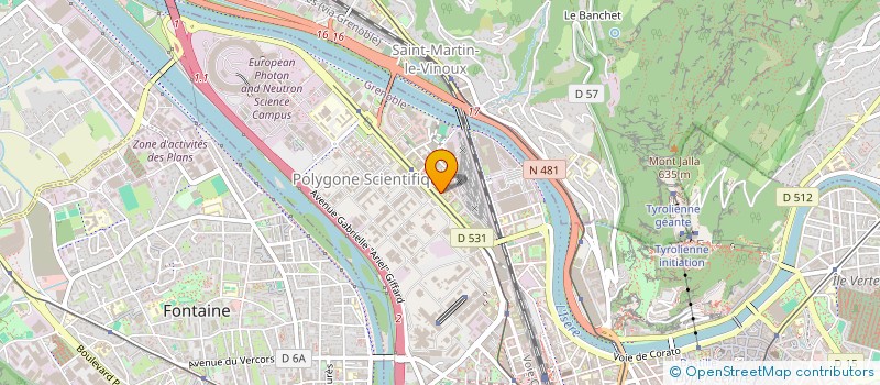 localisation de l'entreprise MONSIEUR CYRIL ROUX à GRENOBLE